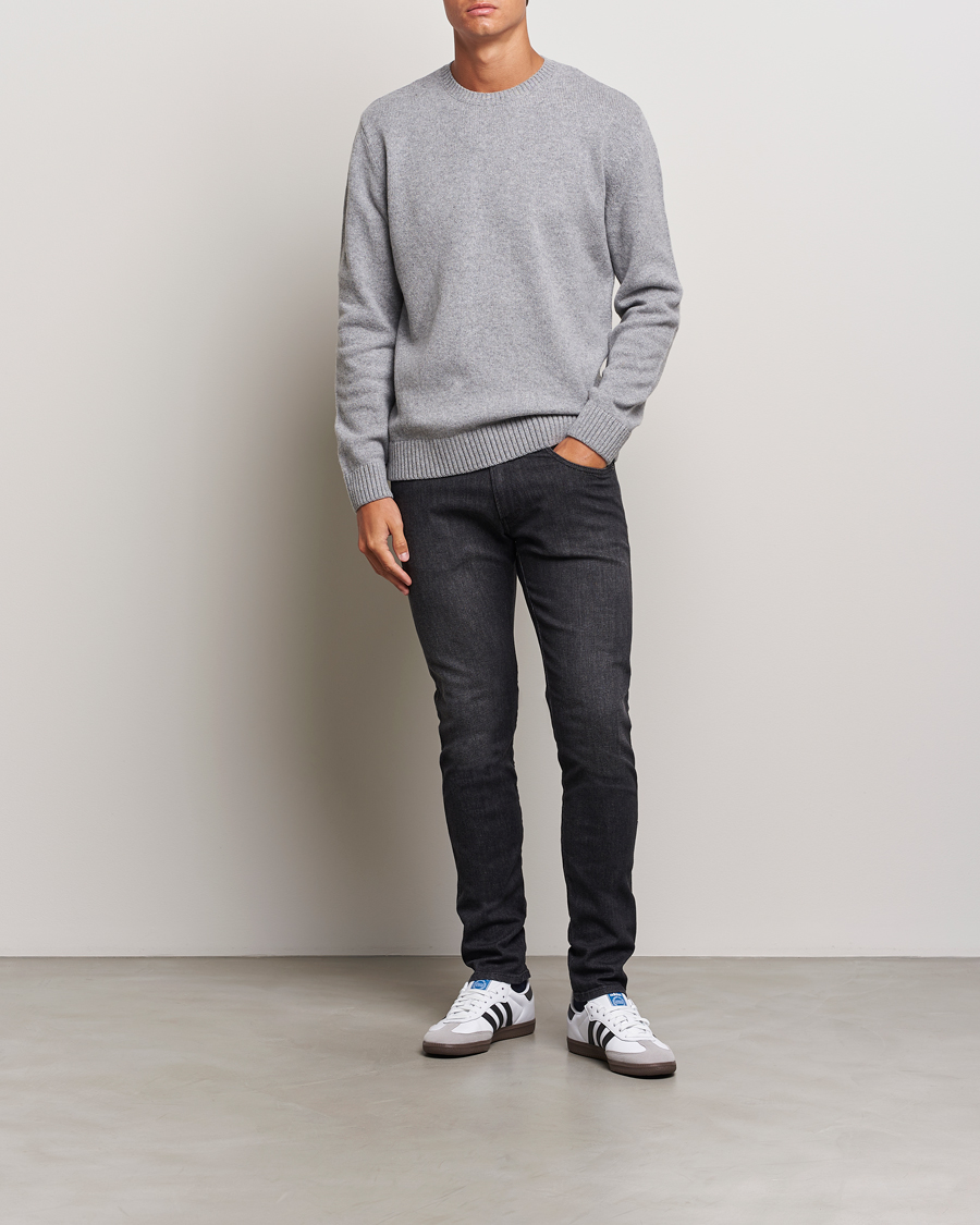 Herr | Jeans | Replay | Anbass Powerstretch Jeans Washed Black