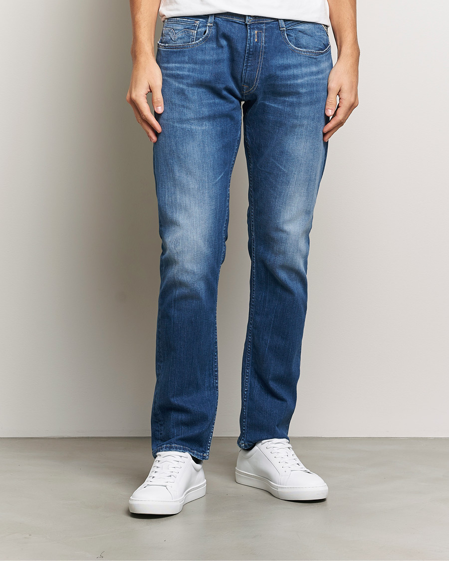 Herr | Jeans | Replay | Rocco Tapered Stretch Jeans Medium Blue