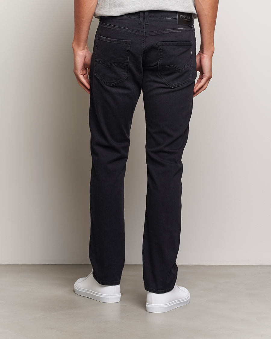 Herr | Jeans | Replay | Rocco Tapered Stretch Jeans Washed Black