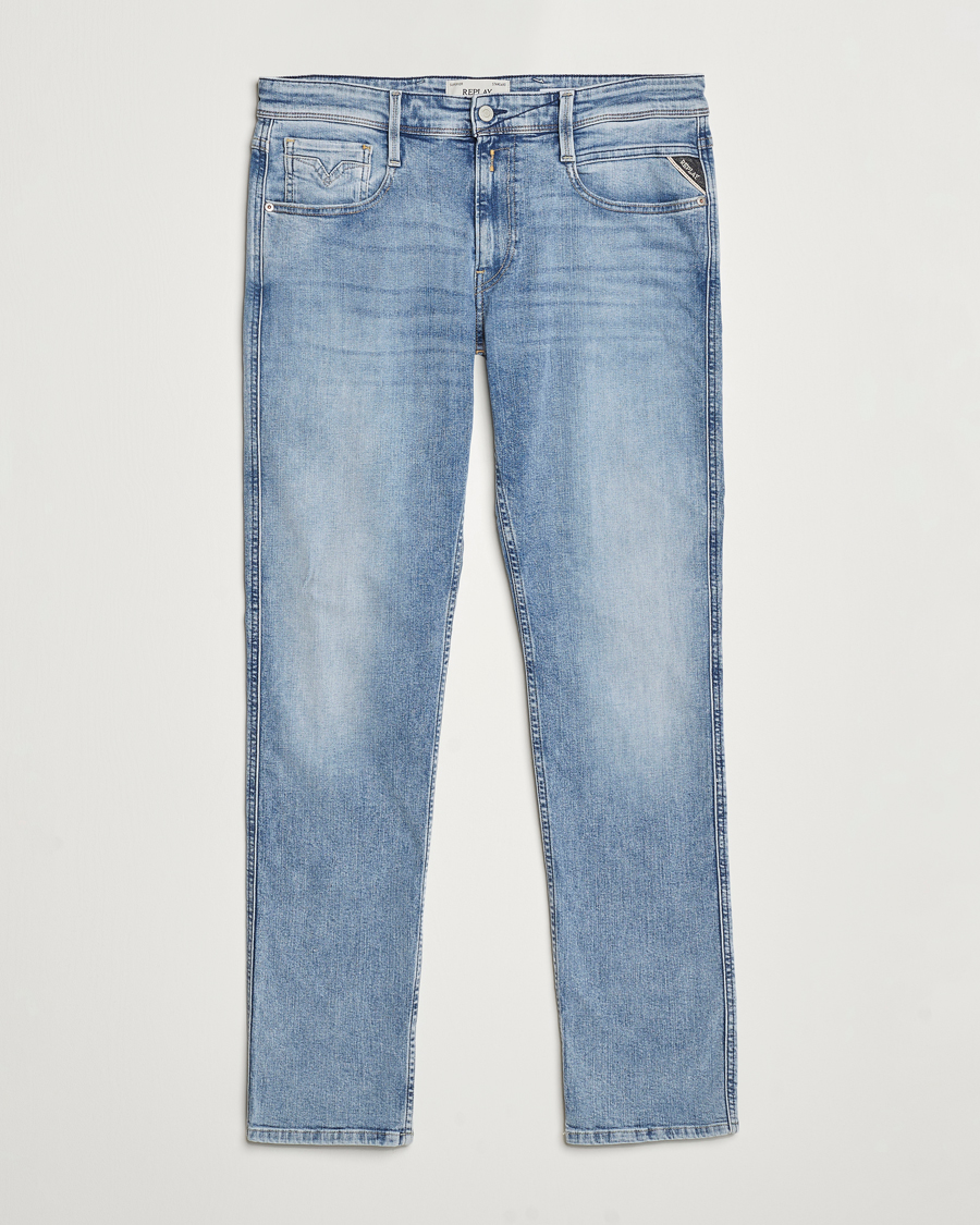 Herr | Jeans | Replay | Anbass Super Stretch Bio Jeans Light Blue