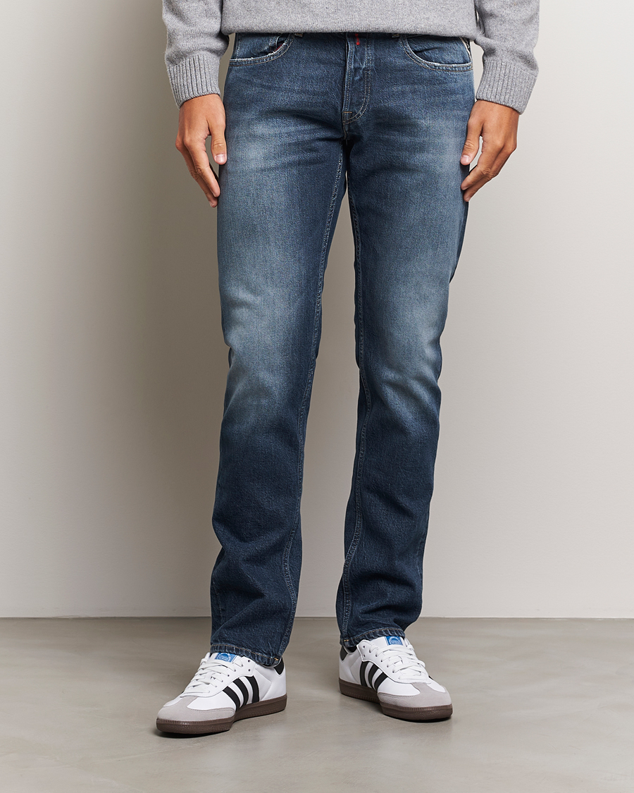 Herr | Jeans | Replay | Grover Original Jeans Medium Blue