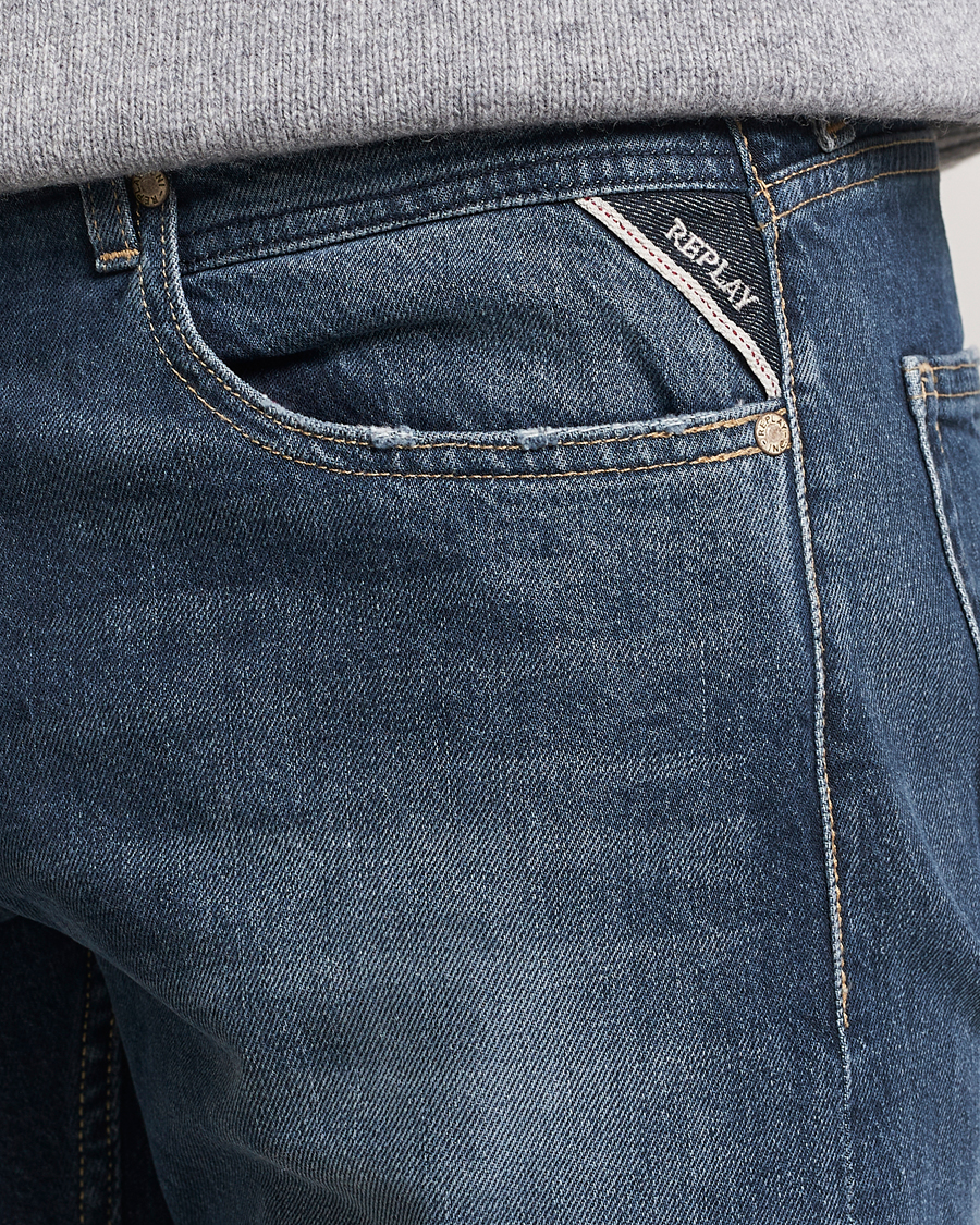 Herr | Jeans | Replay | Grover Original Jeans Medium Blue