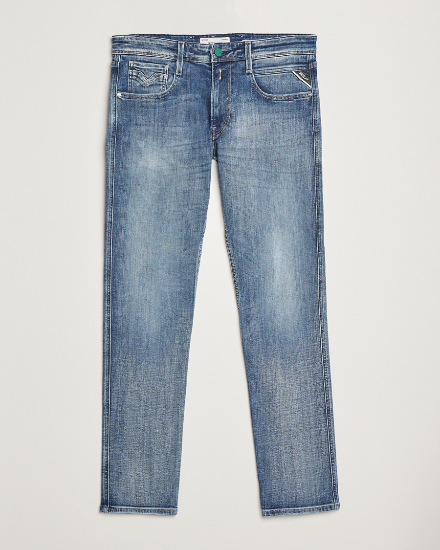 Herr | Jeans | Replay | Anbass Stretch Jeans Medium Blue