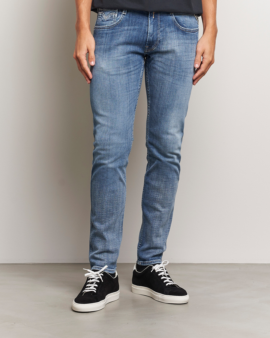 Herr | Jeans | Replay | Anbass Stretch Jeans Medium Blue