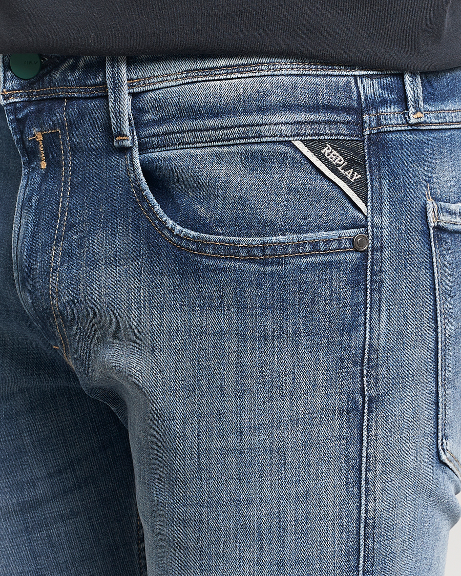 Herr | Jeans | Replay | Anbass Stretch Jeans Medium Blue