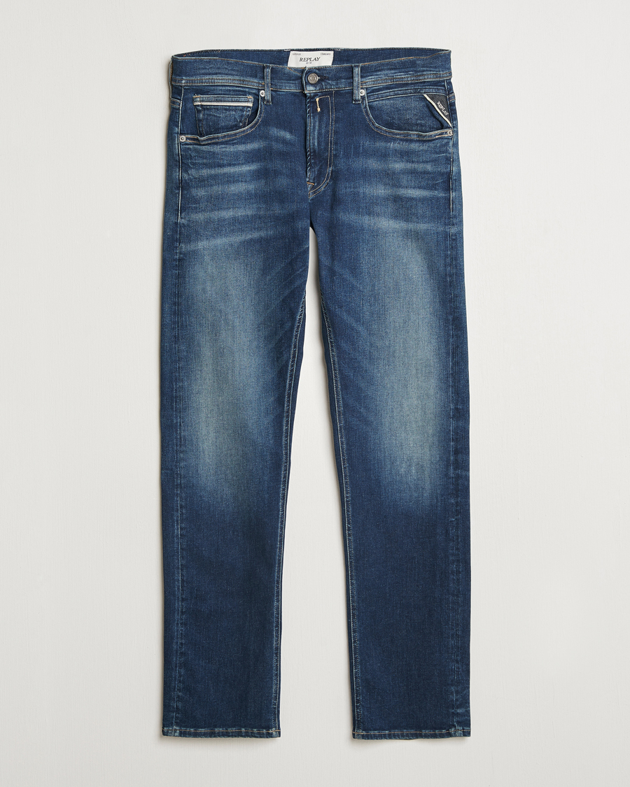 Herr | Jeans | Replay | Grover Hyperflex Dust Jeans Dark Blue