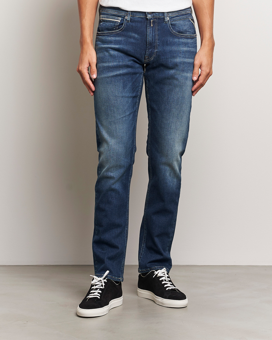Herr | Jeans | Replay | Grover Hyperflex Dust Jeans Dark Blue