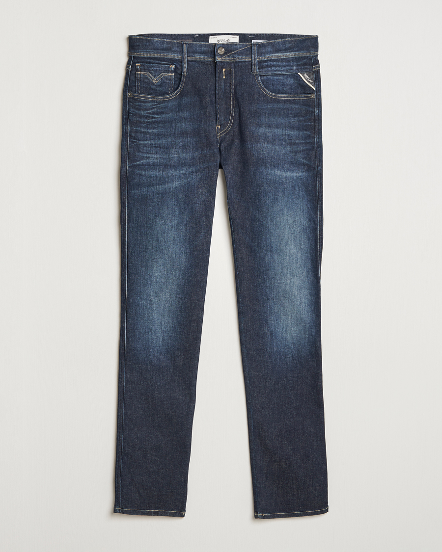 Herr | Jeans | Replay | Anbass Hyperflex Dust Jeans Dark Blue