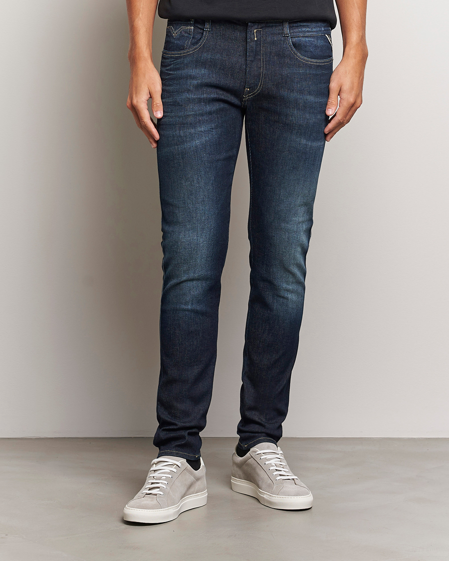 Herr | Jeans | Replay | Anbass Hyperflex Dust Jeans Dark Blue