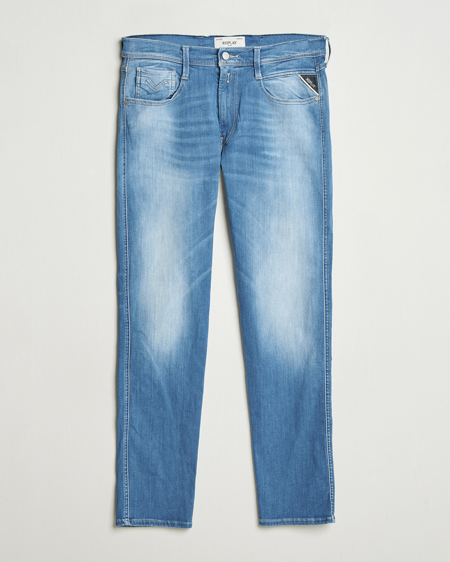 Herr | Jeans | Replay | Anbass Hyperflex Eco Plus Jeans Light Blue