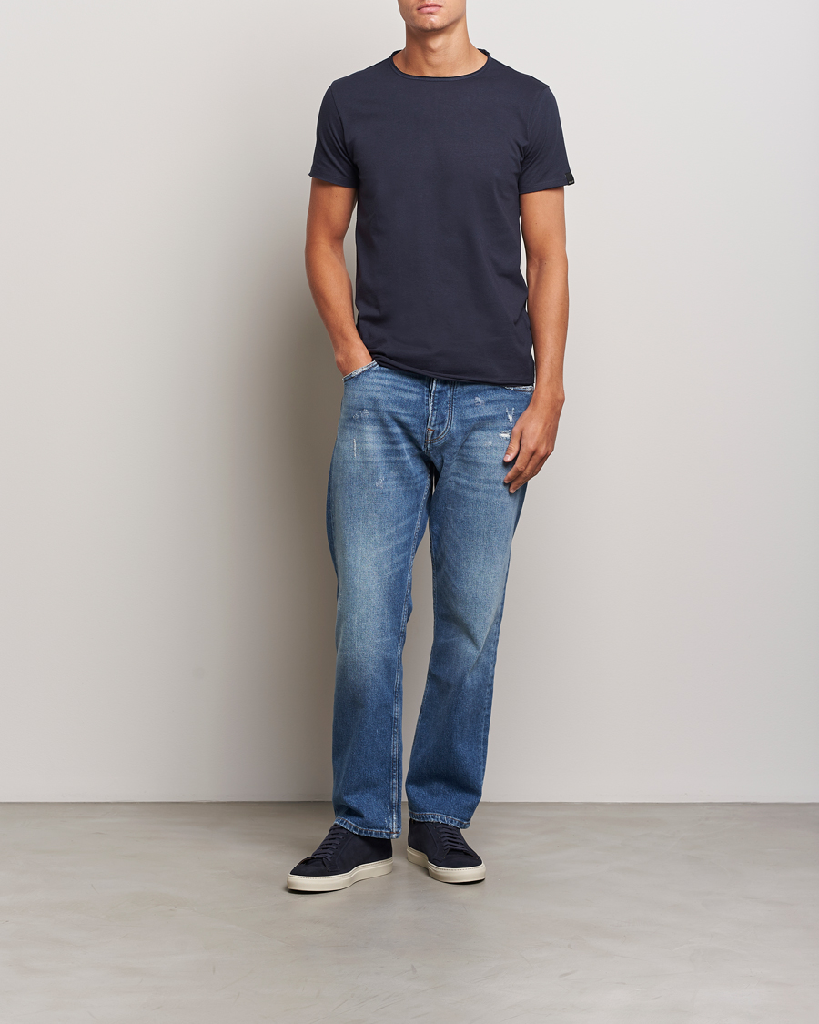 Herr | T-Shirts | Replay | Crew Neck T-Shirt Night Blue