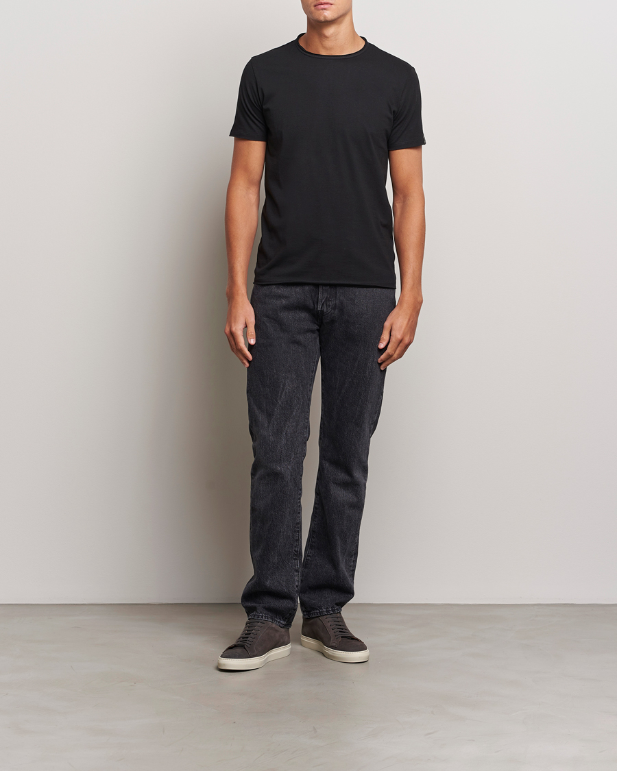 Herr | T-Shirts | Replay | Crew Neck T-Shirt Black