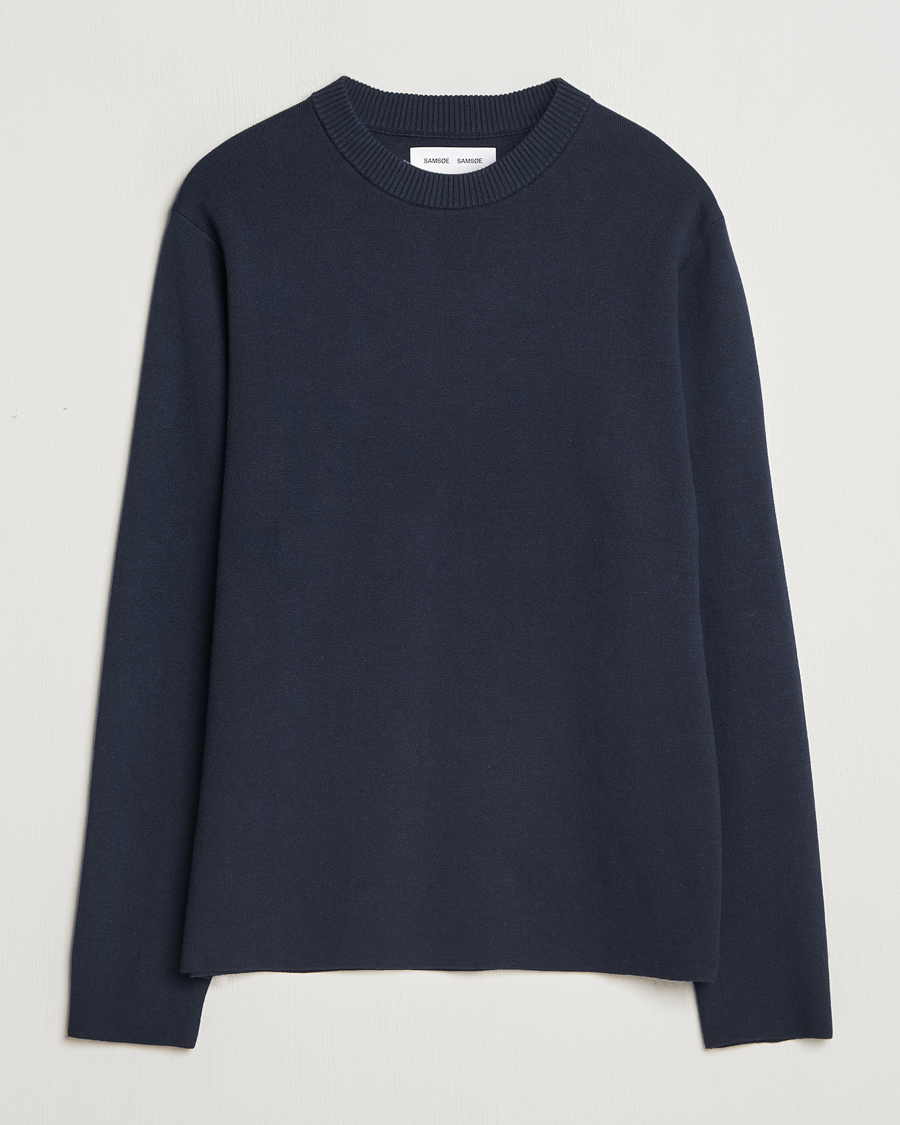 Herr | Tröjor | Samsøe Samsøe | Niklas Sweater Salute Navy