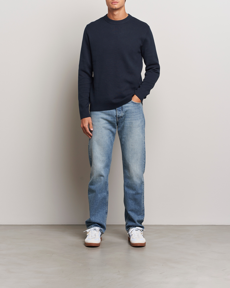 Herr | Tröjor | Samsøe Samsøe | Niklas Sweater Salute Navy
