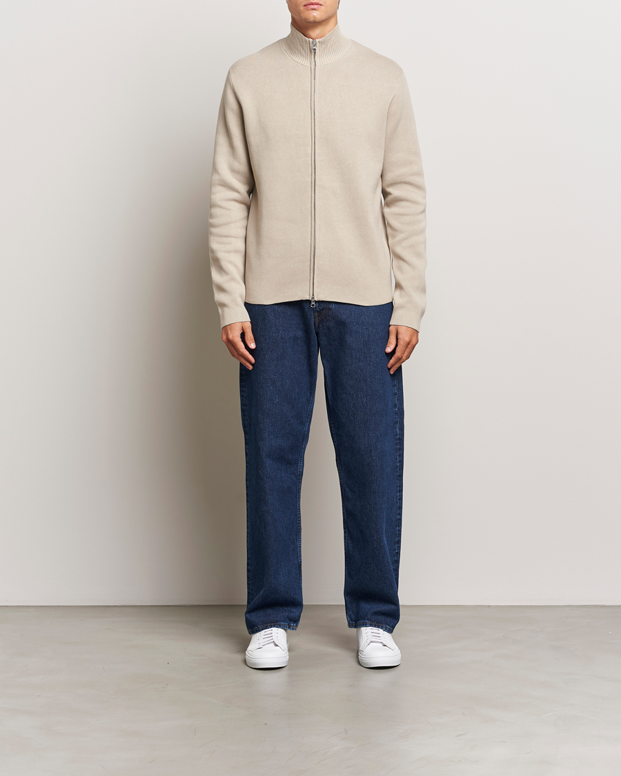 Herr | Tröjor | Samsøe Samsøe | Niklas Full Zip Abbey Stone