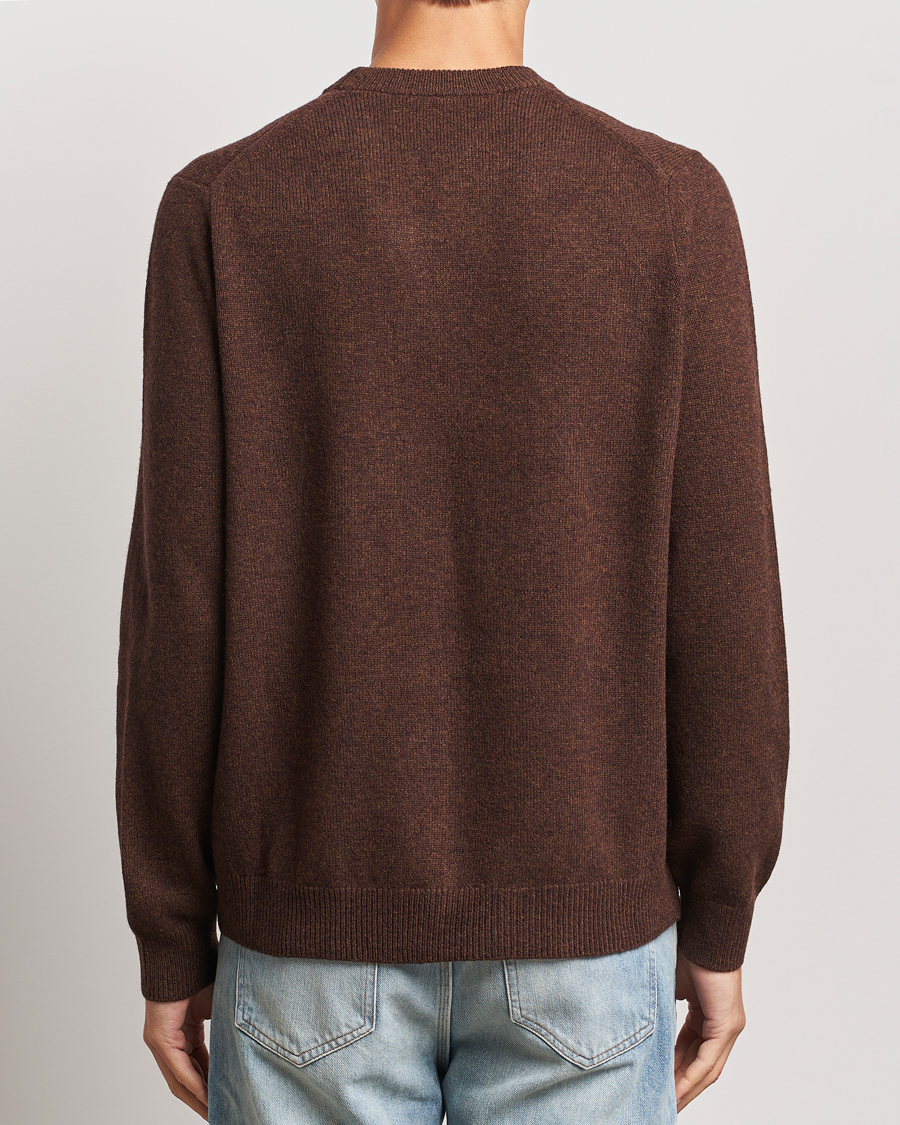 Herr | Tröjor | Samsøe Samsøe | Isak Knitted Crew Neck Chocolate Brown