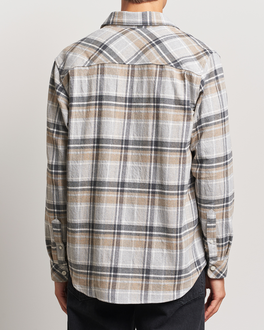 Herr | Skjortor | Samsøe Samsøe | Damon Checked Shirt Beige/Grey