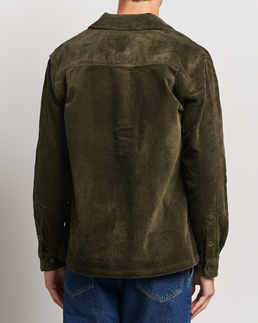 Herr | Skjortor | Samsøe Samsøe | Damon Corduroy Overshirt Forest Night