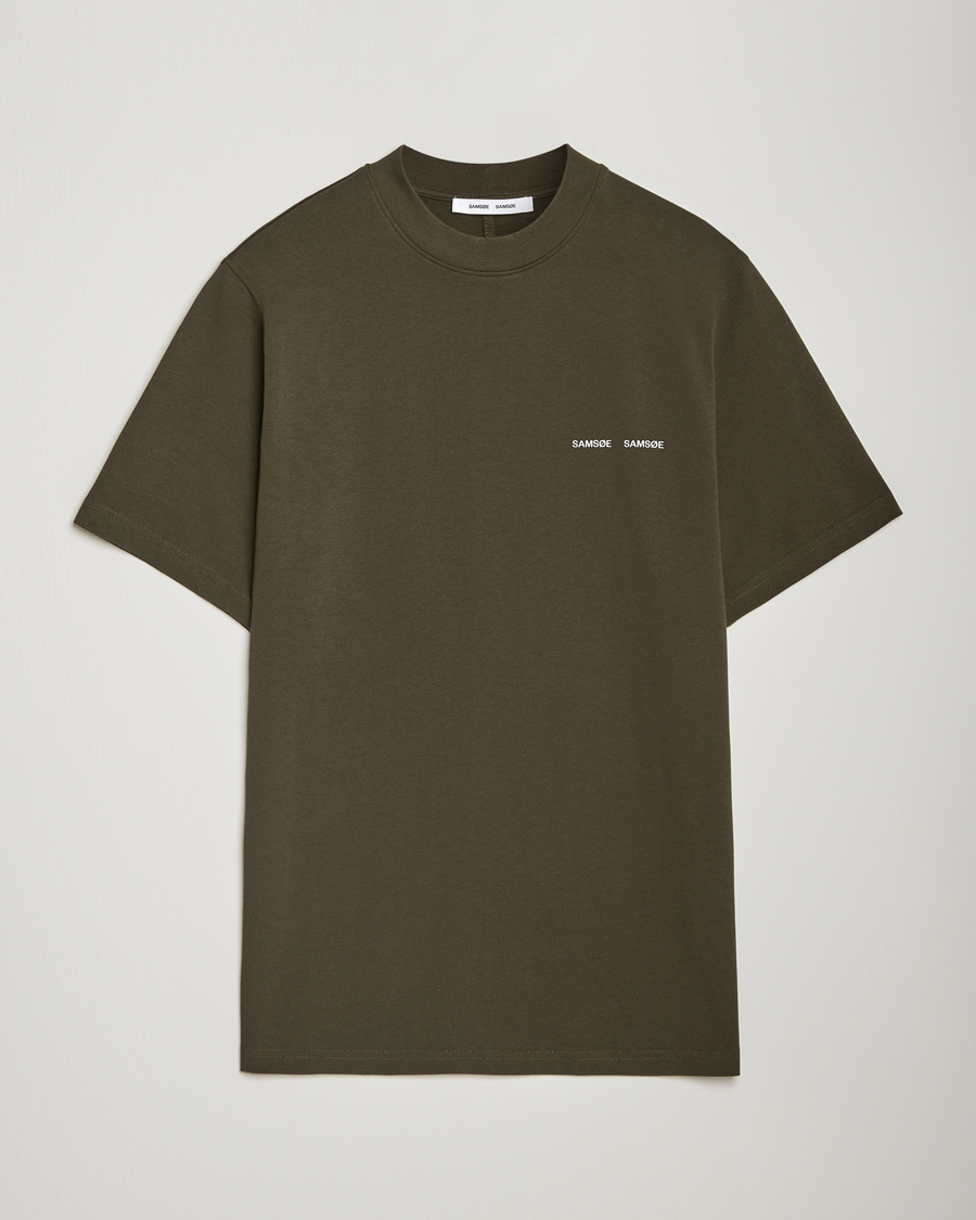 Herr | T-Shirts | Samsøe Samsøe | Norsbro Organic Cotton T-Shirt Forest Night