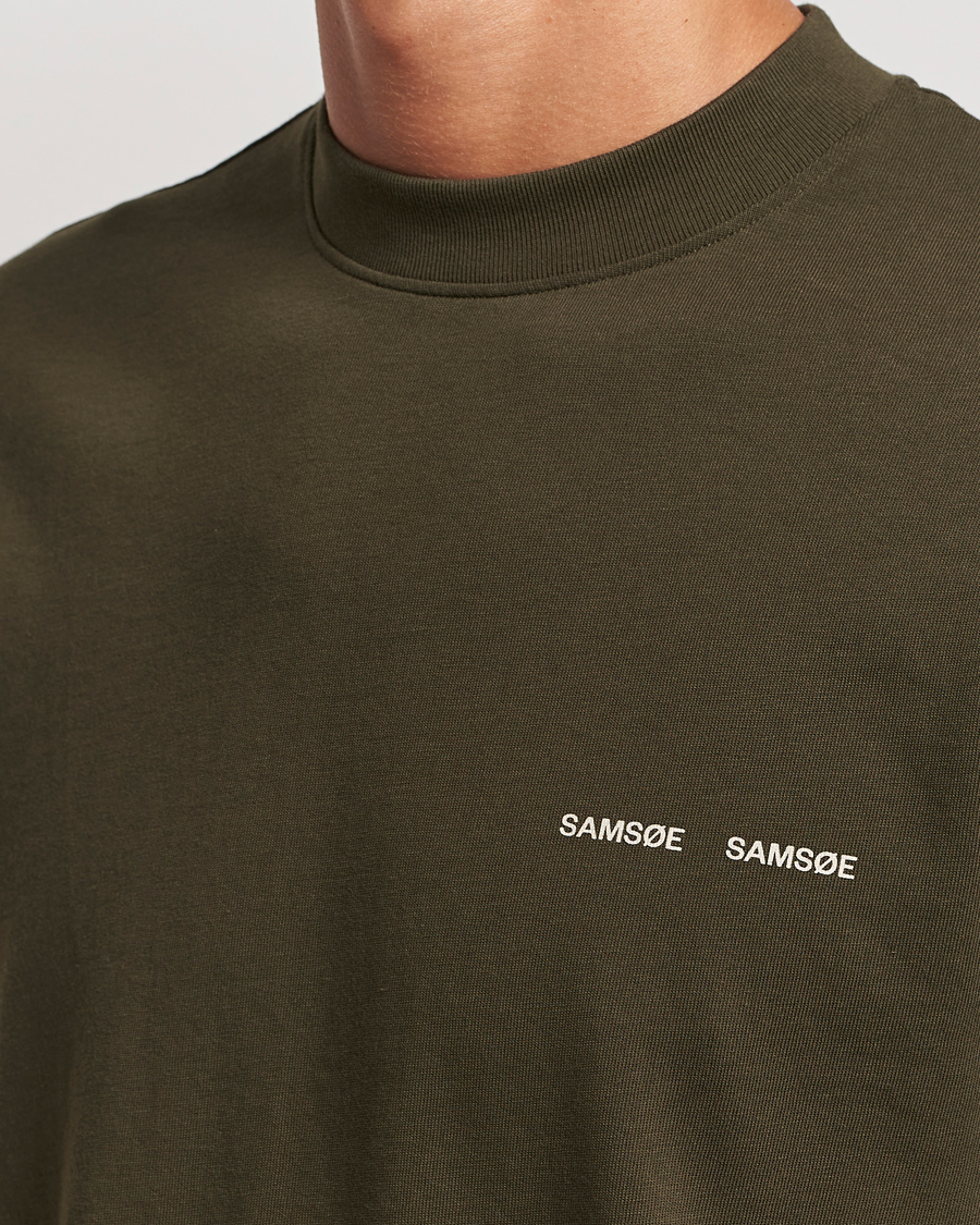 Herr | T-Shirts | Samsøe Samsøe | Norsbro Organic Cotton T-Shirt Forest Night