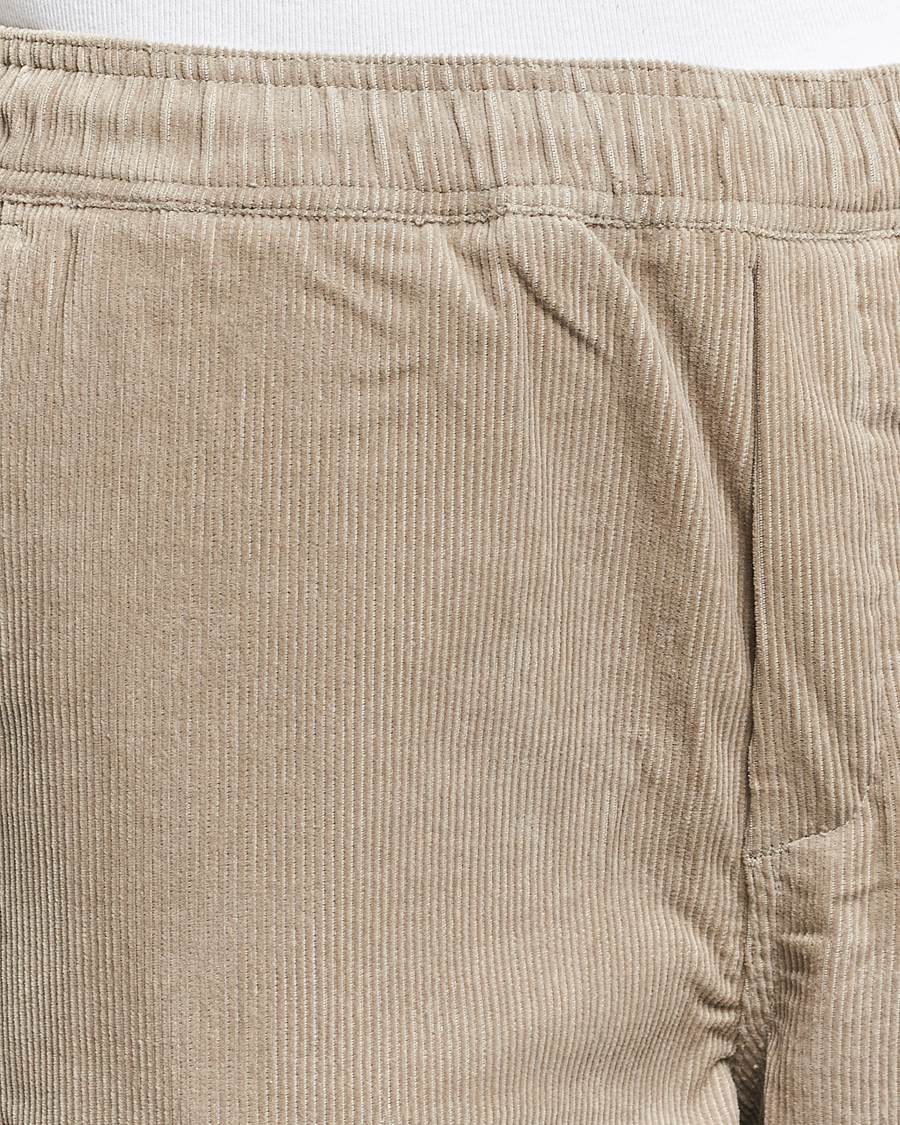 Herr | Byxor | Samsøe Samsøe | Jabari Corduroy Drawstring Trousers Abbey Stone