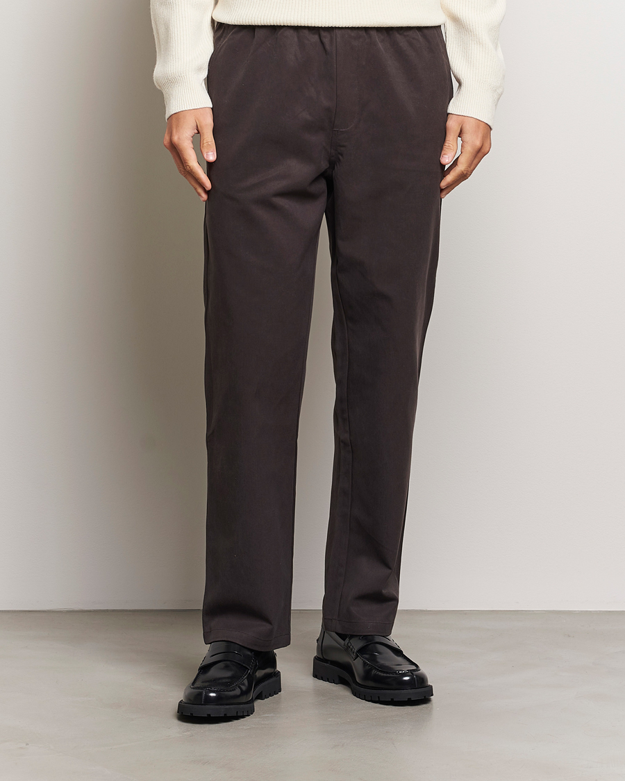 Herr | Byxor | Samsøe Samsøe | Jabari Drawstring Trousers Chocolate Brown