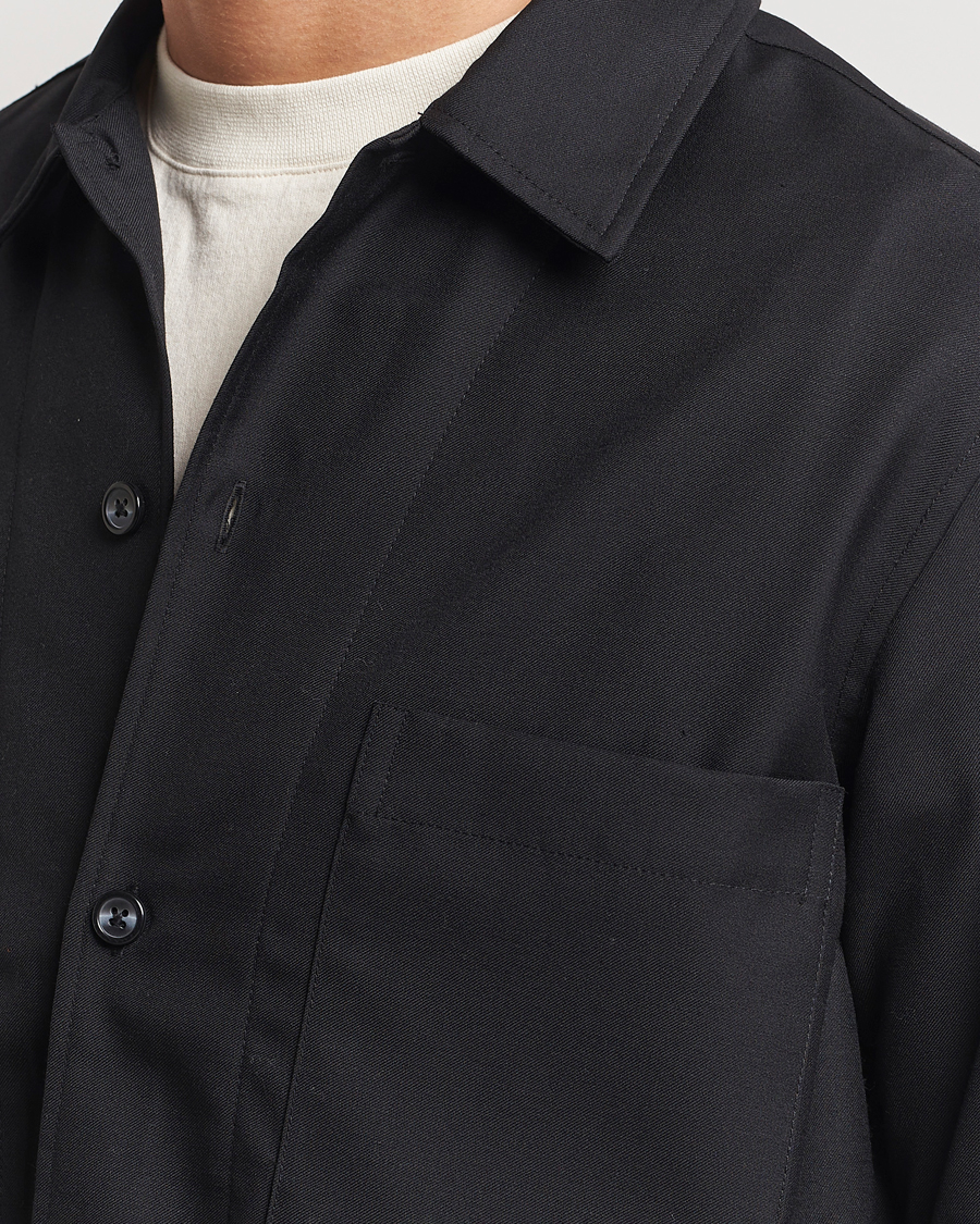 Herr | Skjortor | Samsøe Samsøe | Damon Wool Overshirt Black