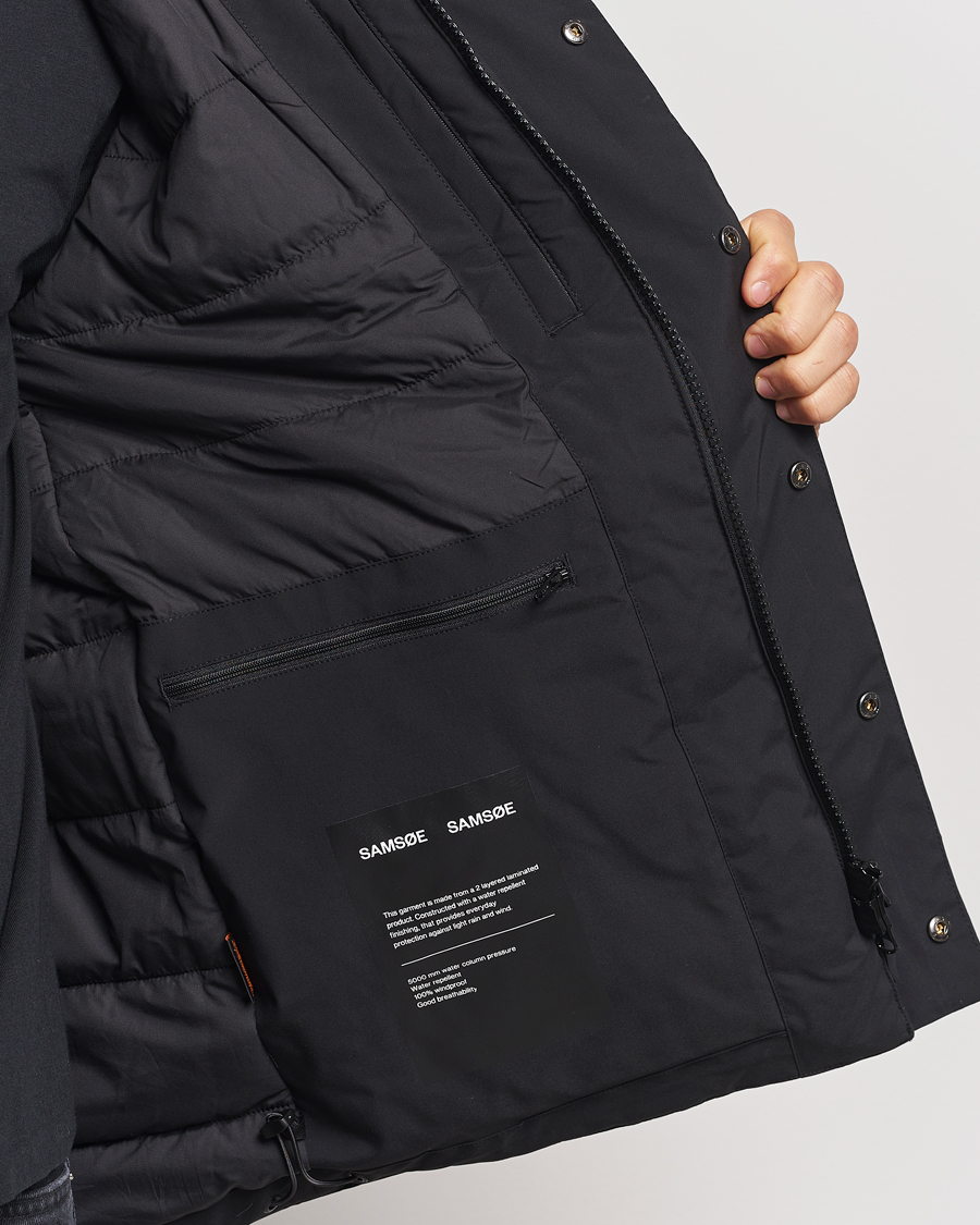 Herr | Jackor | Samsøe Samsøe | John Hooded Down Jacket Black