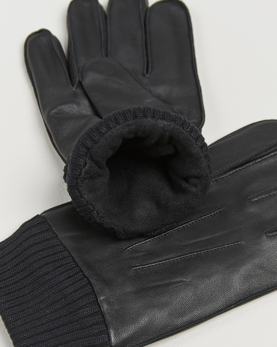 Herr | Samsøe Samsøe Hackney Leather Glove Black | Samsøe Samsøe | Hackney Leather Glove Black