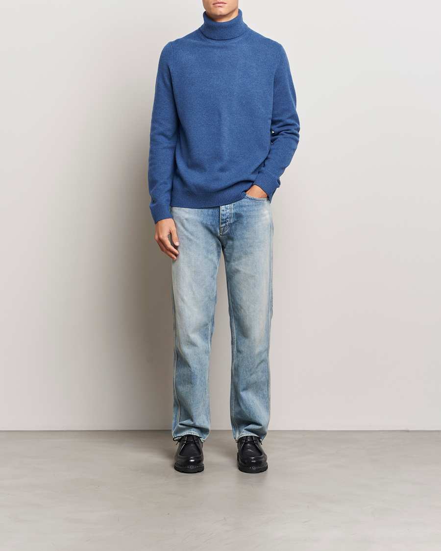 Herr | Tröjor | Samsøe Samsøe | Isak Knitted Turtleneck True Navy