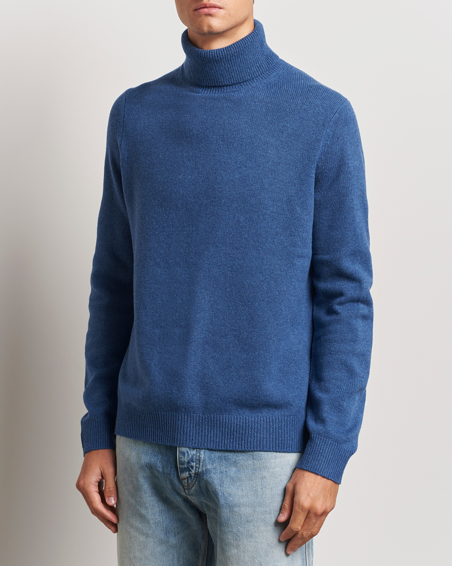 Herr | Tröjor | Samsøe Samsøe | Isak Knitted Turtleneck True Navy
