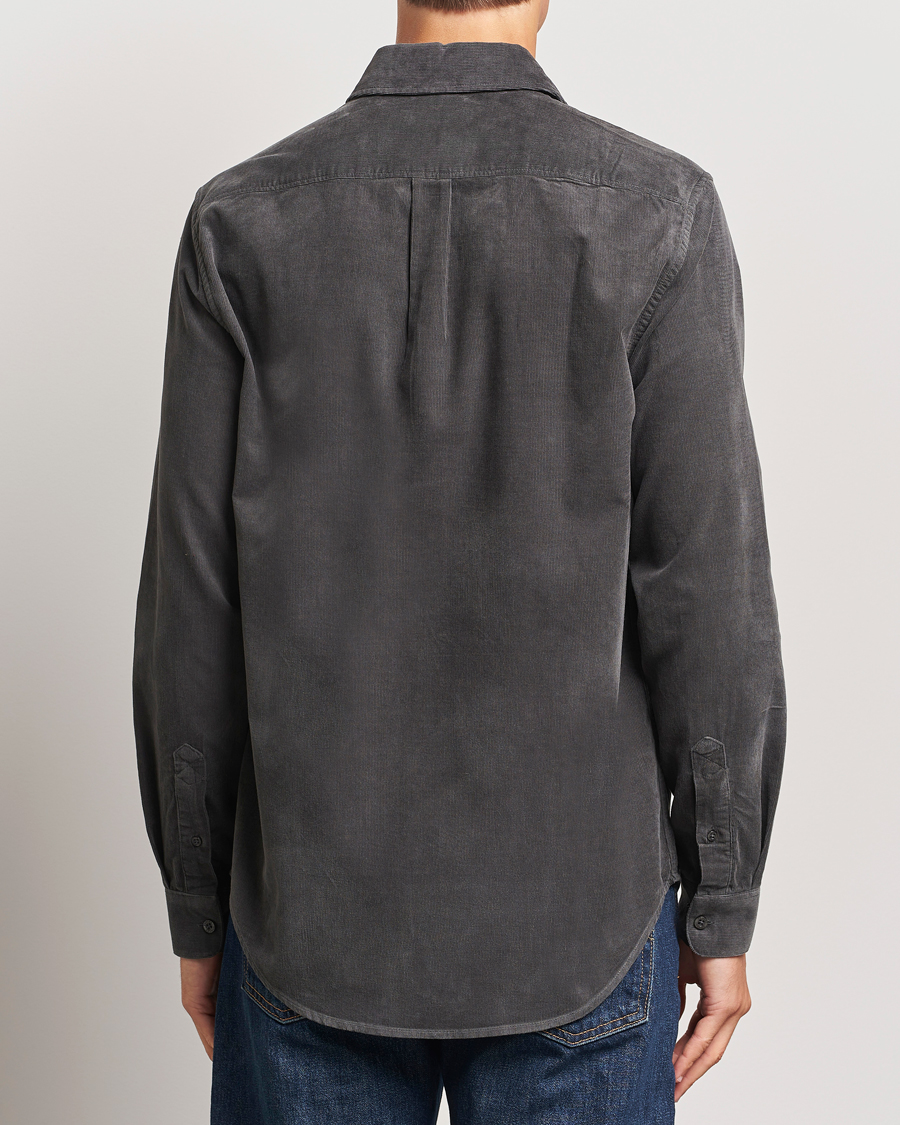 Herr | Skjortor | Samsøe Samsøe | Liam Baby Cord Shirt Volcanic Ash