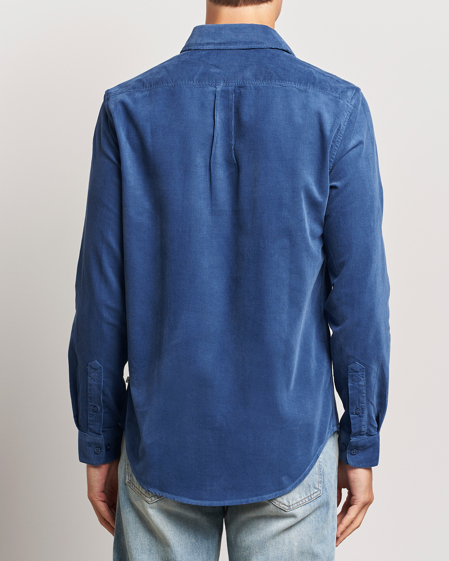 Herr | Skjortor | Samsøe Samsøe | Liam Baby Cord Shirt True Navy