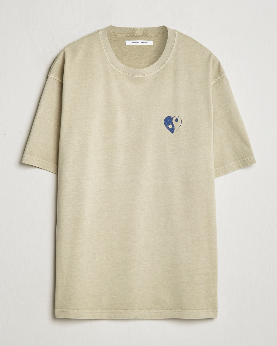 Herr | T-Shirts | Samsøe Samsøe | Poetry Printed T-Shirt Abbey Stone Balance
