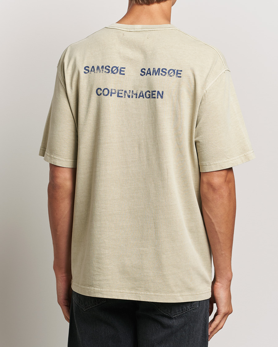 Herr | T-Shirts | Samsøe Samsøe | Poetry Printed T-Shirt Abbey Stone Balance