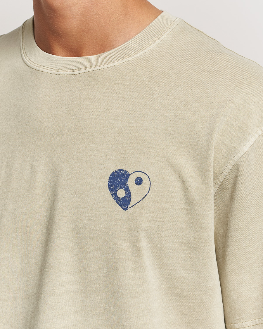 Herr | T-Shirts | Samsøe Samsøe | Poetry Printed T-Shirt Abbey Stone Balance