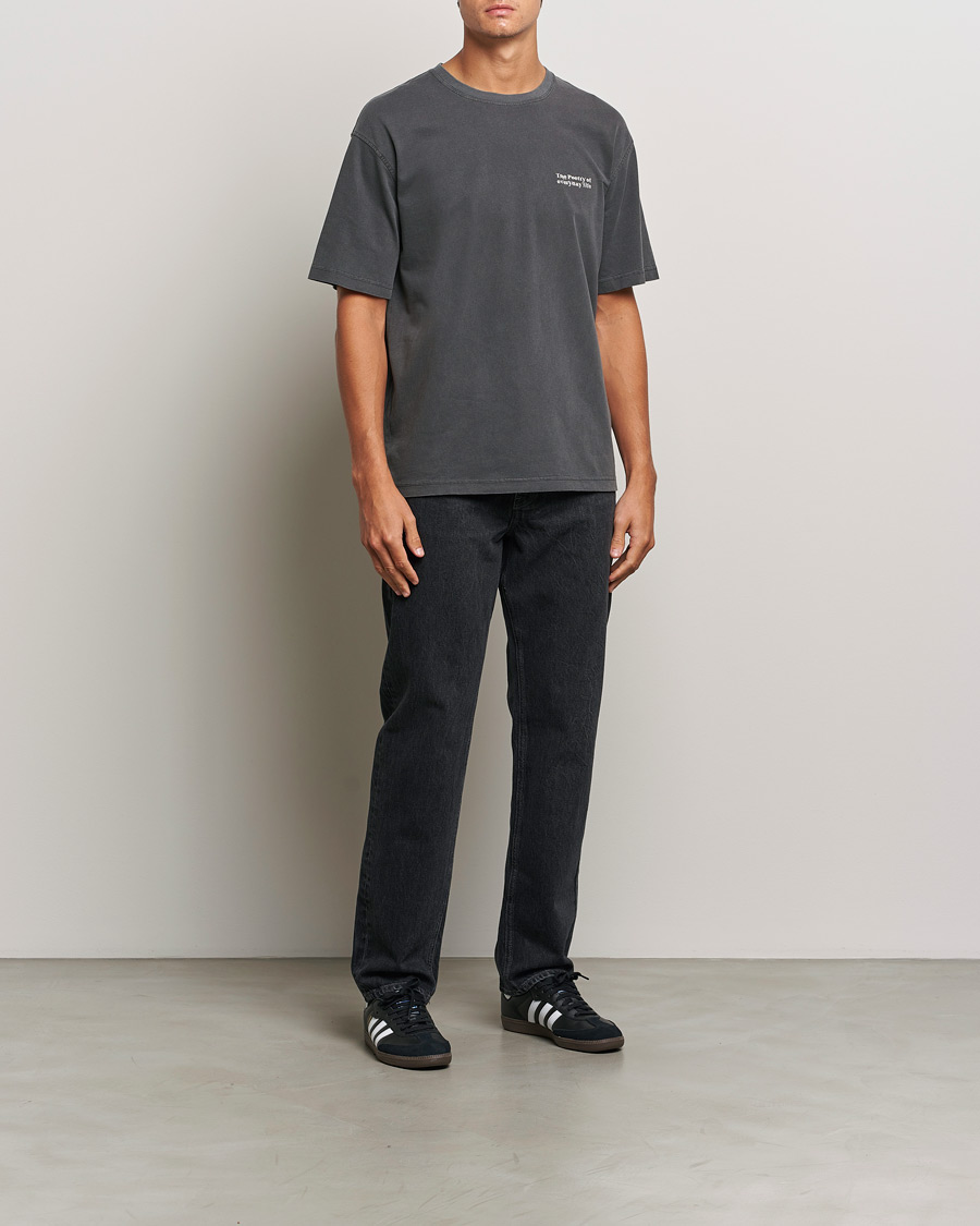 Herr | T-Shirts | Samsøe Samsøe | Poetry Printed T-Shirt Black Zen