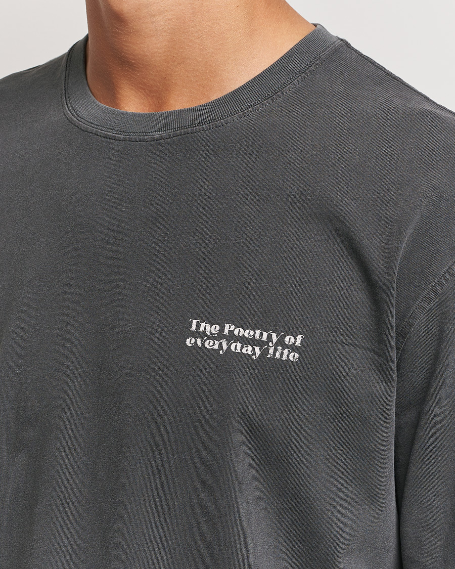 Herr | T-Shirts | Samsøe Samsøe | Poetry Printed T-Shirt Black Zen