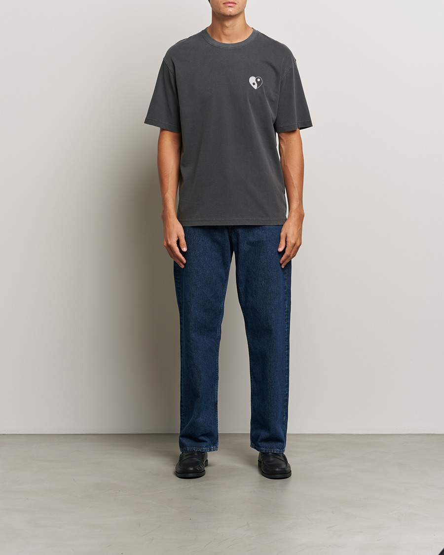 Herr | T-Shirts | Samsøe Samsøe | Poetry Printed T-Shirt Black Balance