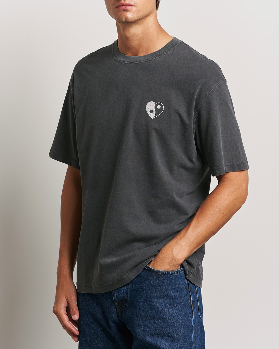 Herr | T-Shirts | Samsøe Samsøe | Poetry Printed T-Shirt Black Balance