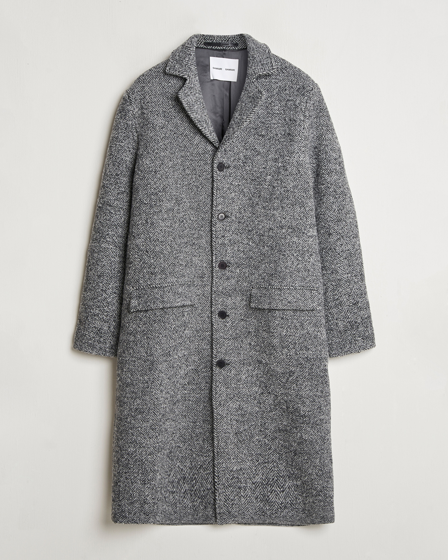 Herr | Jackor | Samsøe Samsøe | Tefsa Wool Coat Black Melange