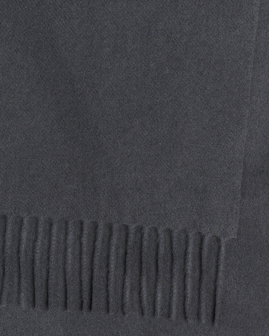 Herr | Samsøe Samsøe Efin Wool Scarf Black Oyster | Samsøe Samsøe | Efin Wool Scarf Black Oyster