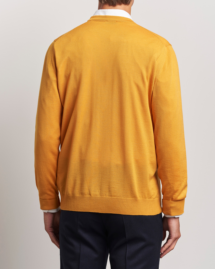 Herr | Tröjor | Stenströms | Merino Cardigan Yellow
