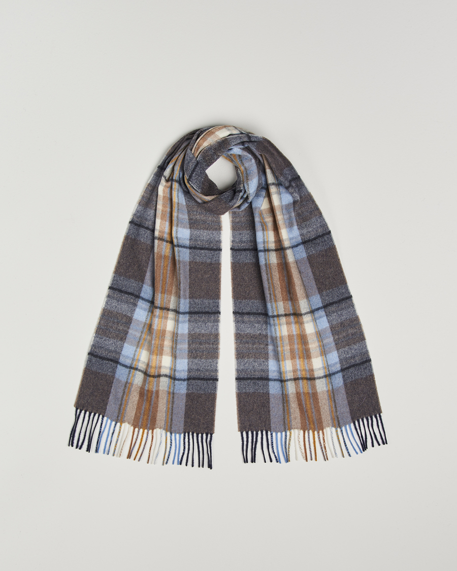 Herr | Stenströms Wool/Cashmere Checked Scarf Multi | Stenströms | Wool/Cashmere Checked Scarf Multi