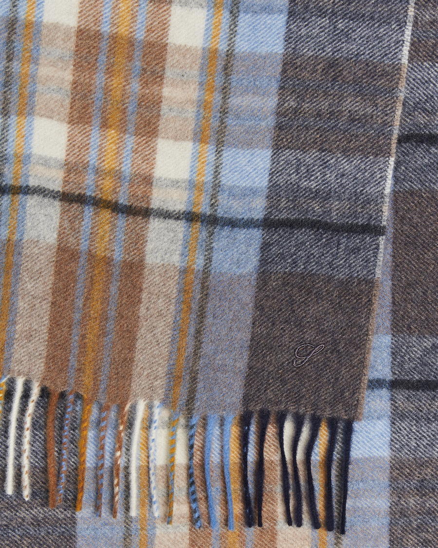 Herr | Stenströms Wool/Cashmere Checked Scarf Multi | Stenströms | Wool/Cashmere Checked Scarf Multi