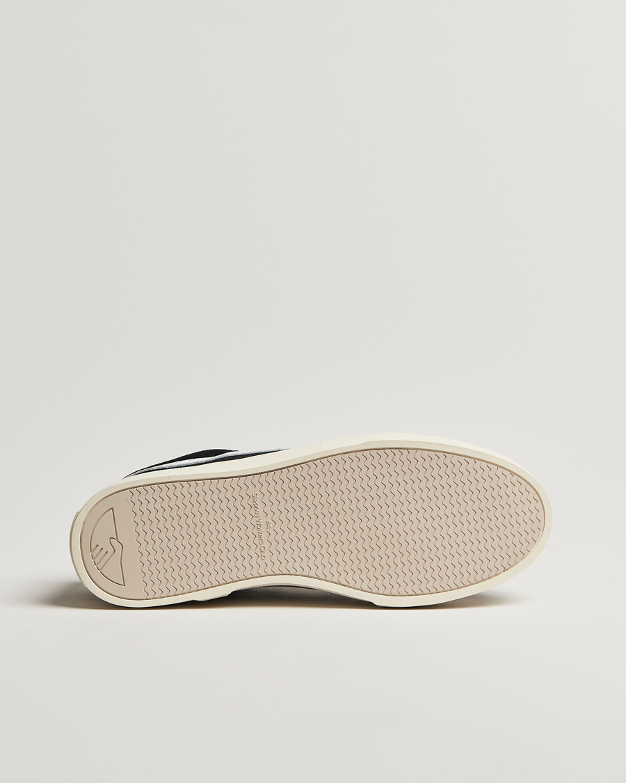 Herr | Sneakers | Stepney Workers Club | Dellow S-Strike Cupsole Suede Sneaker Black/White