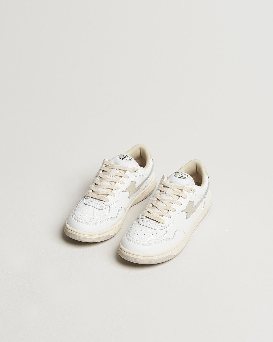 Herr | Stepney Workers Club Pro Cup 01 S-Strike Leather Sneaker White Putty | Stepney Workers Club | Pro Cup 01 S-Strike Leather Sneaker White Putty