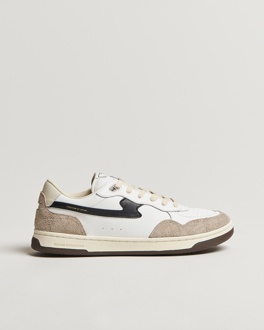 Herr | Sneakers | Stepney Workers Club | Pro Cup 01 S-Strike Leather/Suede Sneaker White Mixed