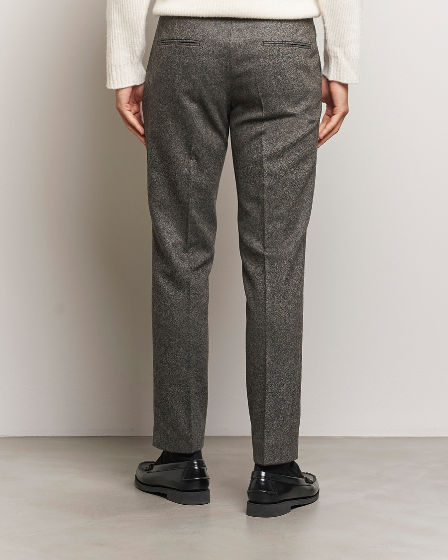 Herr | Byxor | Tiger of Sweden | Tenuta Brushed Wool Trousers Turkish Coffee