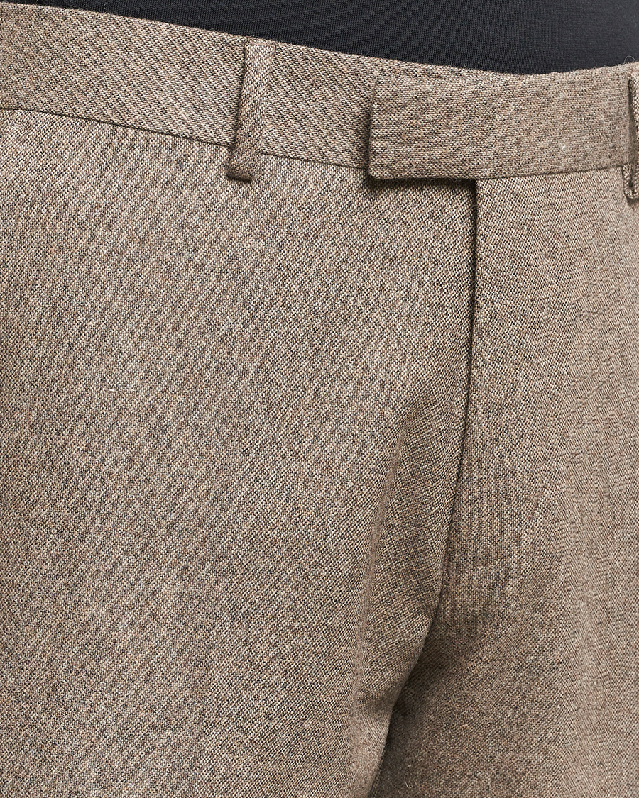 Herr | Byxor | Tiger of Sweden | Tenuta Brushed Wool Trousers Burlywood